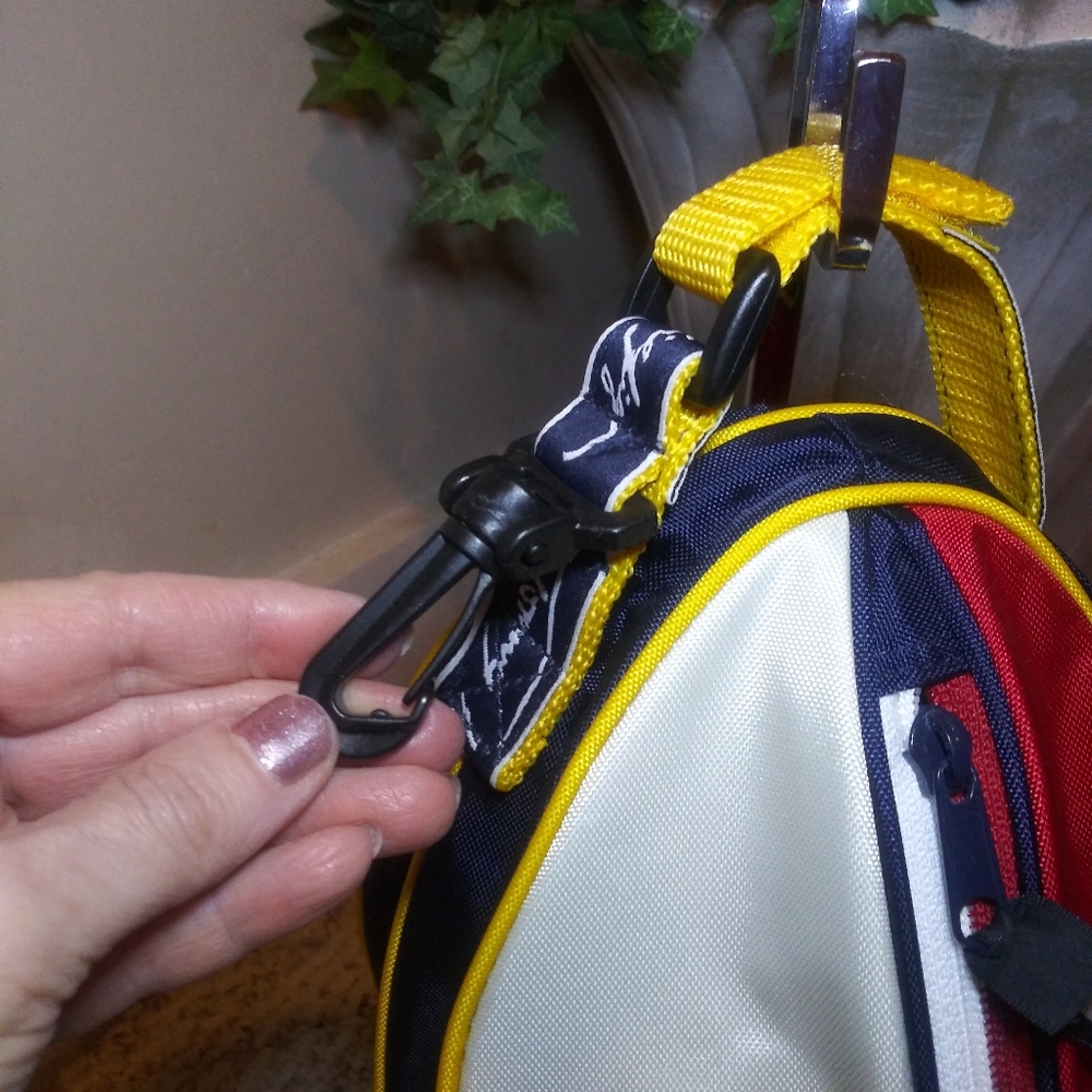 Rare Vintage 90's/Y2k Tommy Hilfiger Colorblock Football Carrying Bag - Picture 4 of 13
